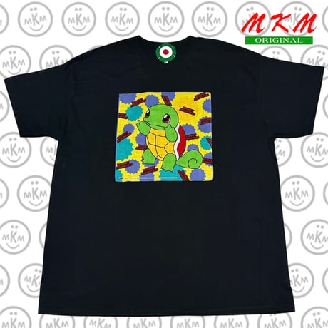 MKM ORIGINAL ハンカTシャツ【緑っぽいゼニガメ】