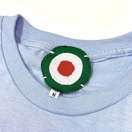 MKM ORIGINAL 【スカイブルー×緑茶チェックのあ~あ~Tシャツ】