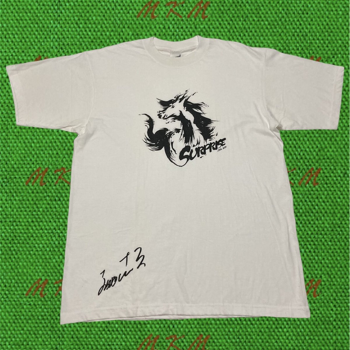 明石家さんま　Tシャツ 十四才 | 80s 明石家さんまTシャツ。 サントリー缶ビールの