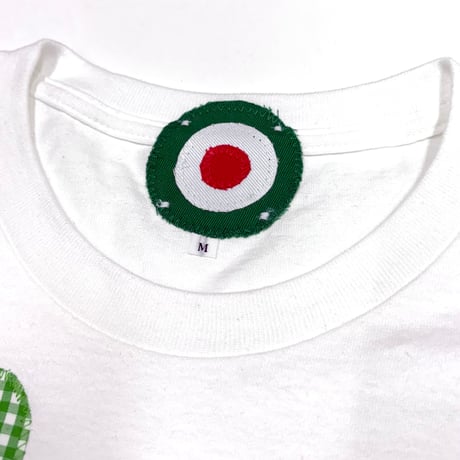 MKM ORIGINAL 【ミントグリーンギンガムチェックの아~ 아~Tシャツ】