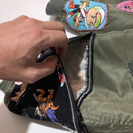 MKM ORIGINAL custom jacket【ファイト一発！背中に拓哉MA-1】