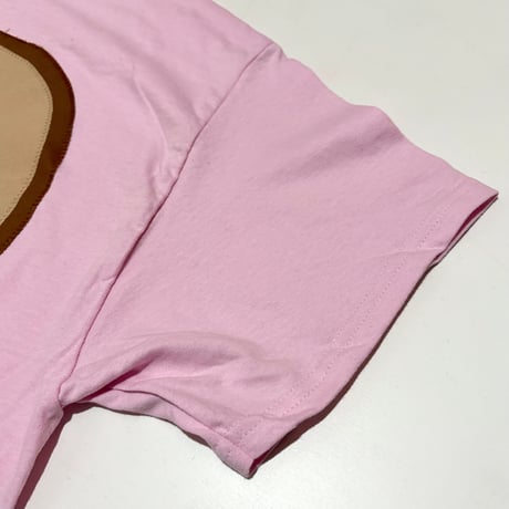 MKM ORIGINAL デカ耳パッチTシャツ・桜色