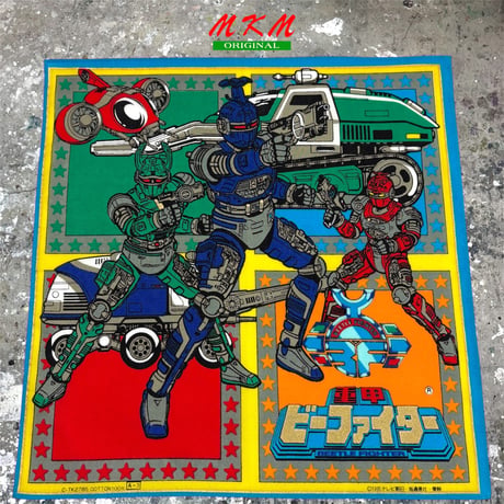 MKM ORIGINAL オーダーハンカTシャツ【重甲ピーファイターのハンカチ】