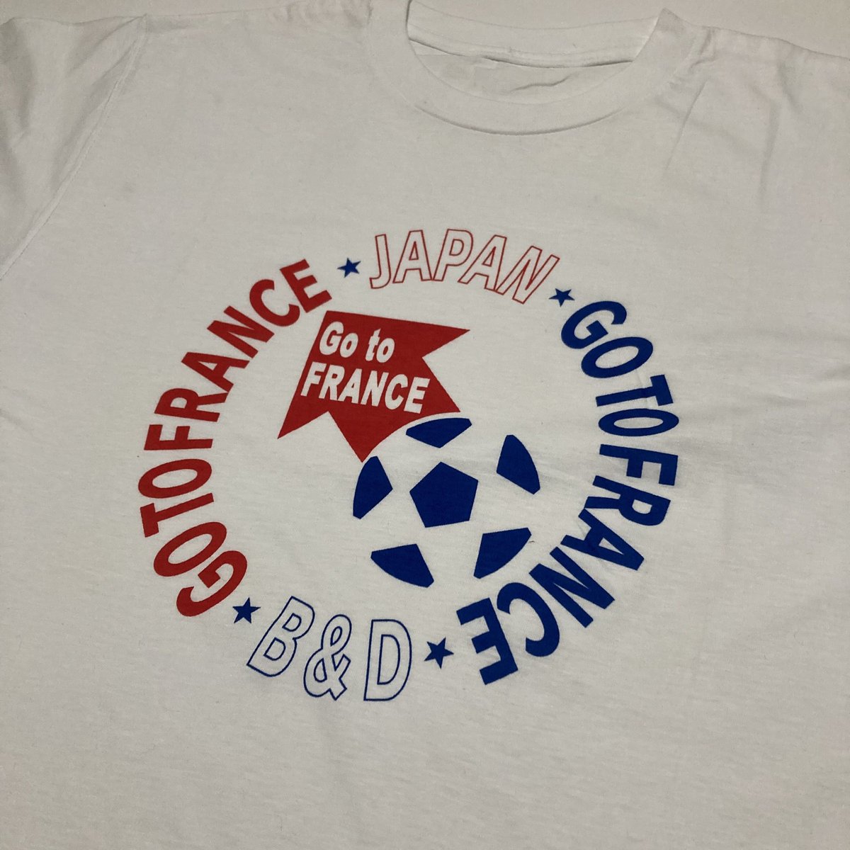 90s フランスW杯 記念Tシャツ | MKM ORIGINAL 90s フランスW杯 記念Tシャツ | MKM ORIGINAL