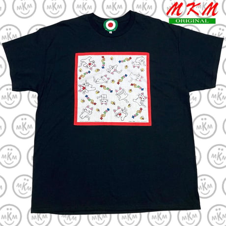 MKM ORIGINAL ハンカTシャツ【ノンタンがいっぱいのハンカチ】