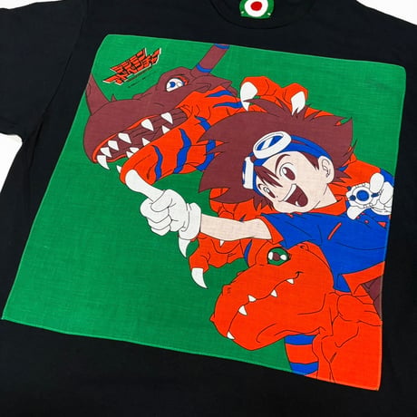 MKM ORIGINAL ハンカTシャツ【デジモンアドベンチャーのハンカチ】
