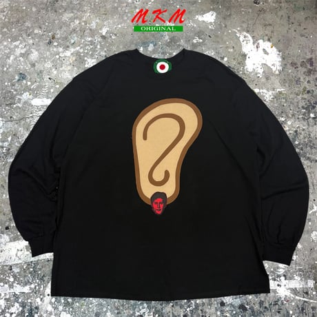 MKM ORIGINAL 耳ピロングTシャツ 【新庄剛志のピアス】