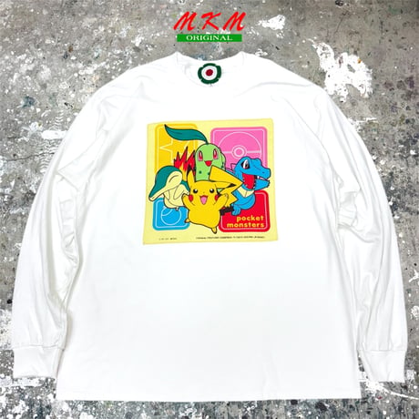 MKM ORIGINAL ハンカTシャツ【ポケモン第2世代御三家】
