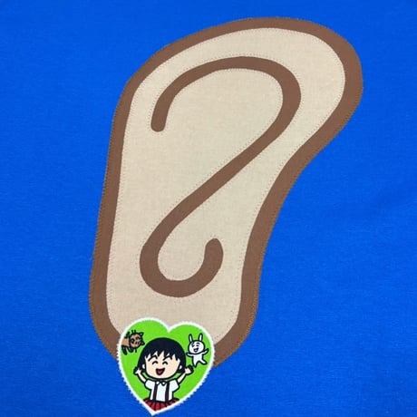 MKM ORIGINAL 耳ピTシャツ【まるちゃんピアス】