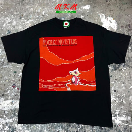 MKM ORIGINAL ハンカTシャツ【ポケモン カラカラ・悲しみメッセージ】