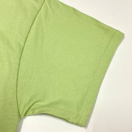 MKM ORIGINAL 【黄緑と青緑チェックのあ~あ~Tシャツ】