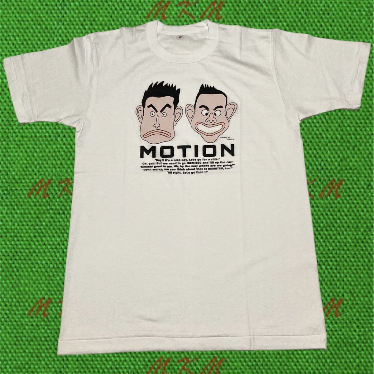 とんねるず サイン入り Tシャツ 80年代 90s 出光・とんねるずイラストTシャツ | MKM ORIGINAL