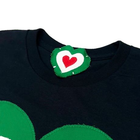 MKM ORIGINAL【💚🤍❤️LOVE TAG Tシャツ❤️🤍💚】黒Mサイズ