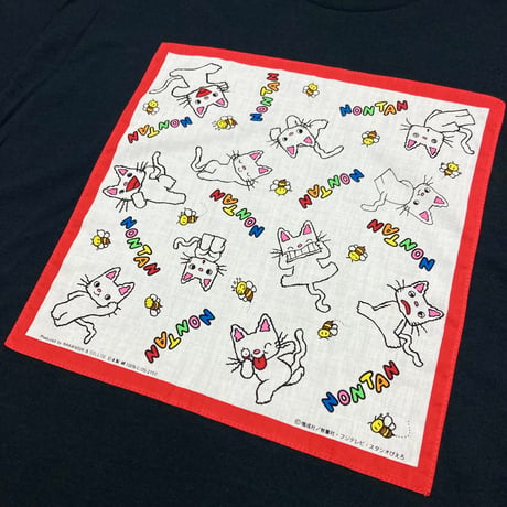 MKM ORIGINAL ハンカTシャツ【ノンタンがいっぱいのハンカチ】