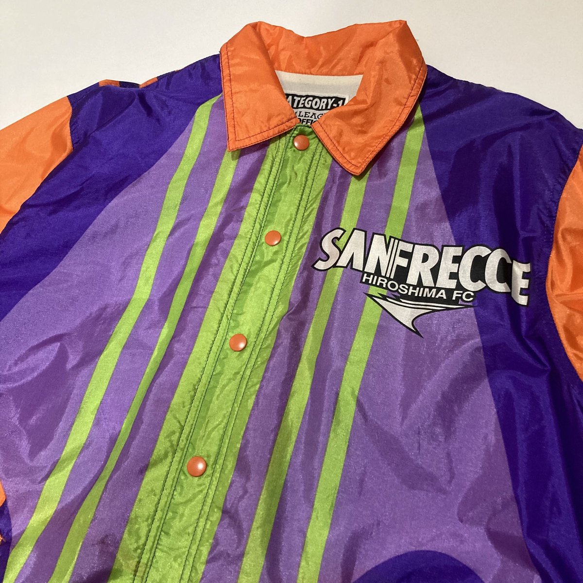 サンフレッチェ広島　モッズコート　新品 90s サンフレッチェ広島・ナイロンコート | MKM ORIGINAL