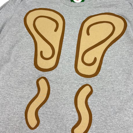 MKM ORIGINAL 【グレーボディの👂~👂~Tシャツ】