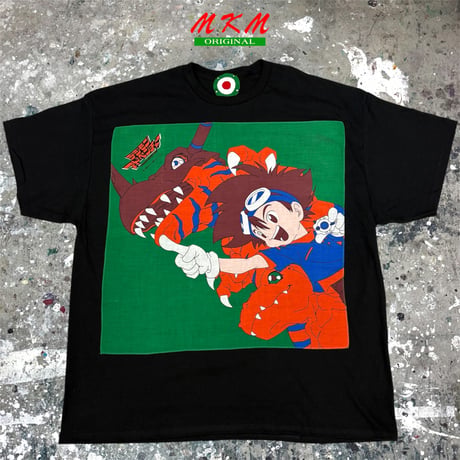 MKM ORIGINAL ハンカTシャツ【デジモンアドベンチャーのハンカチ】