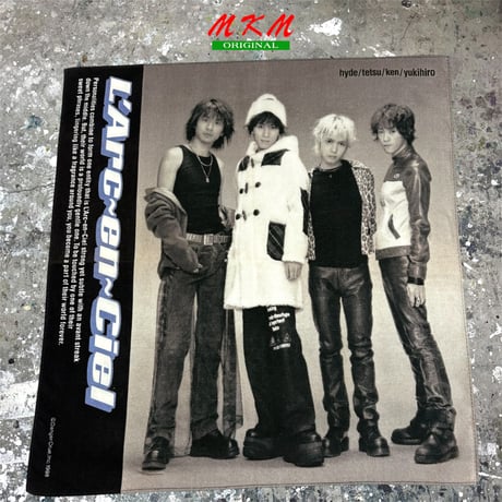 MKM ORIGINAL オーダーハンカTシャツ【L'Arc〜en〜Cielのハンカチ】