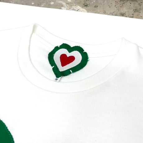 MKM ORIGINAL【💚🤍❤️LOVE TAG Tシャツ❤️ 🤍💚】白XL