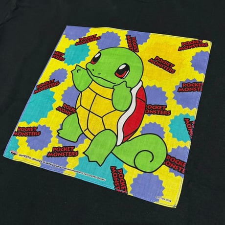 MKM ORIGINAL ハンカTシャツ【緑っぽいゼニガメ】
