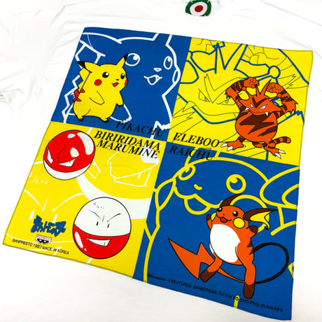 MKM ORIGINAL ハンカTシャツ【でんきタイプポケモンのハンカチ】