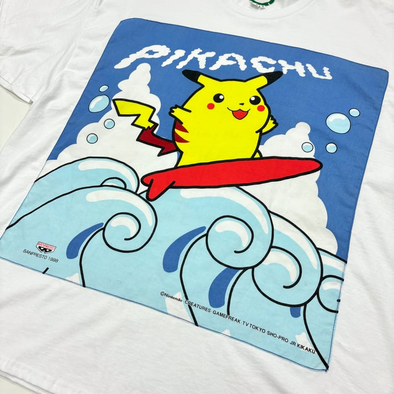 MKM ORIGINAL ハンカTシャツ【なみのりピカチュウ】 | MKM ORIGINAL