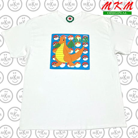 MKM ORIGINALハンカTシャツ・ 【ポケットモンスター・カイリュー】