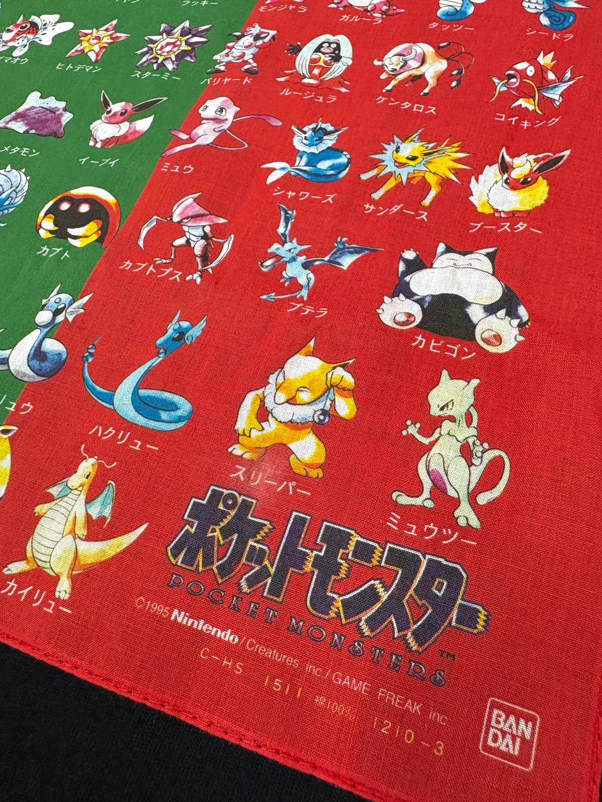 MKM ORIGINAL ハンカTシャツ【ポケモン赤版緑版のハンカチ】 | MKM