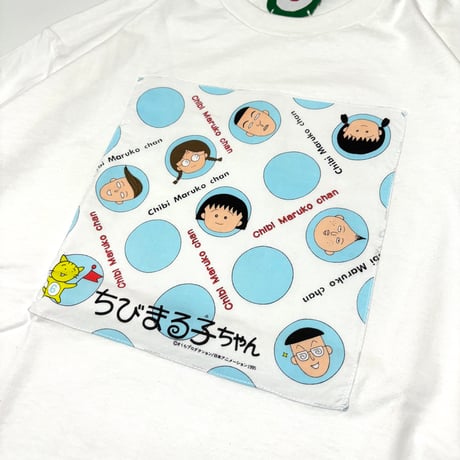 MKM ORIGINAL ロングハンカTシャツ【友達集合!ちびまる子ちゃんハンカチ】