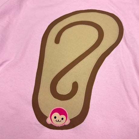 MKM ORIGINAL 耳ピロングTシャツ 【ピンキーモンキーのピアス】