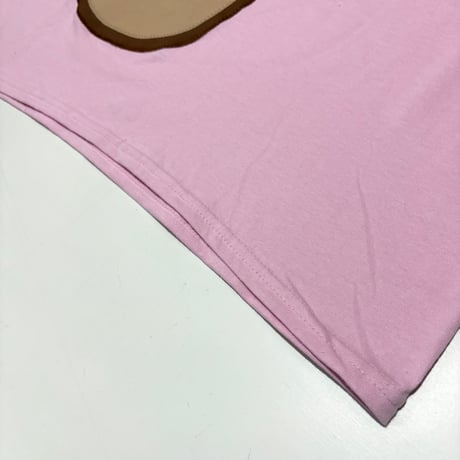 MKM ORIGINAL デカ耳パッチTシャツ・桜色