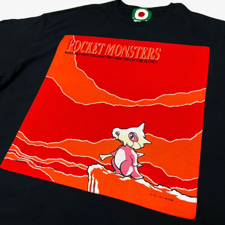 MKM ORIGINAL ハンカTシャツ【ポケモン カラカラ・悲しみメッセージ】