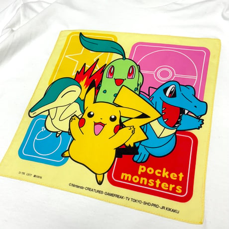 MKM ORIGINAL ハンカTシャツ【ポケモン第2世代御三家】