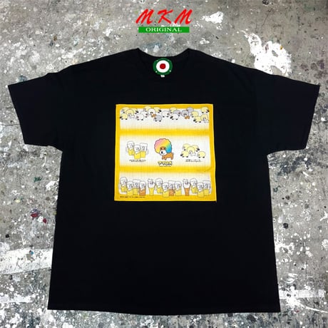 MKM ORIGINAL ハンカTシャツ【ビール&羊・アフロ犬】