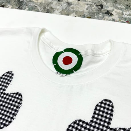 MKM ORIGINAL 【ブラックギンガムチェックのあ~あ~Tシャツ】