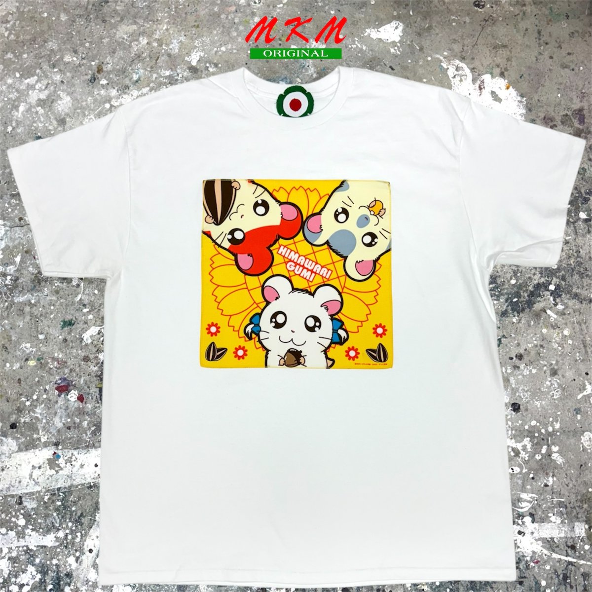 MKM ORIGINAL ハンカTシャツ【とっとこハム太郎のハンカチ