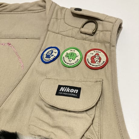MKM ORIGINAL custom vest【キャミワンピ女性の視線の先】