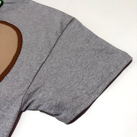 MKM ORIGINAL デカ耳パッチTシャツ・グレー