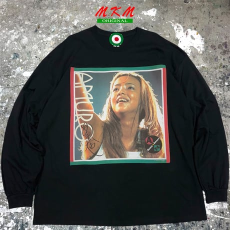 MKM ORIGINAL ロングハンカTシャツ【安室奈美恵のハンカチ】
