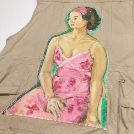 MKM ORIGINAL custom vest【キャミワンピ女性の視線の先】