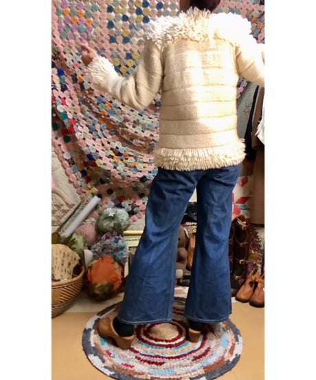 ecuador otavalo hand knit cardigan