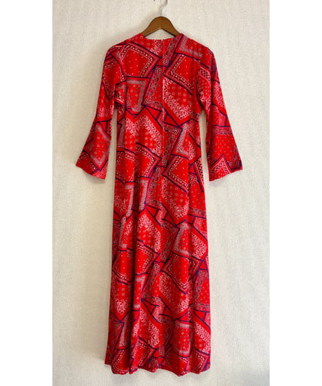 70s bandanna dress