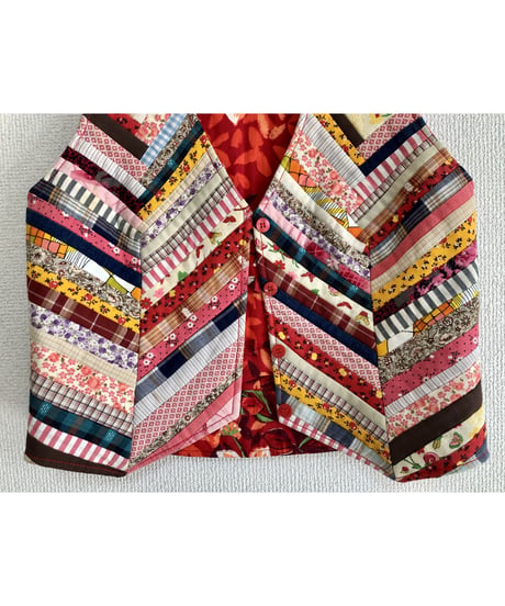 patchwork vest