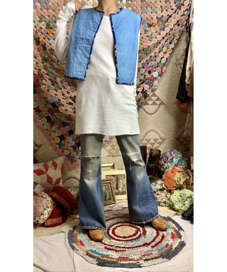 vintage patchwork vest