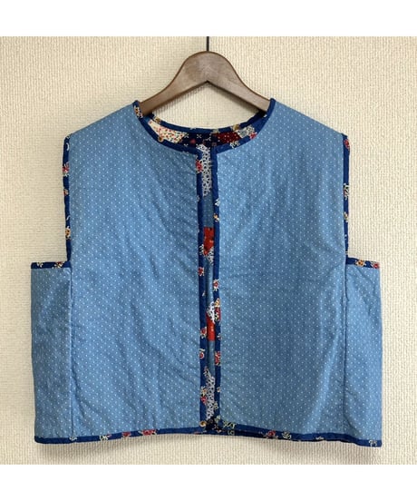 vintage patchwork vest