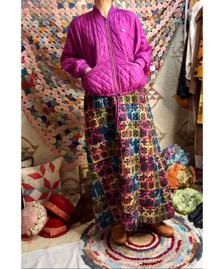 free people quilting design blouson