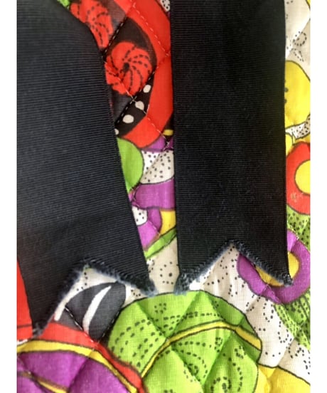 60's psychedelic quilting skirt
