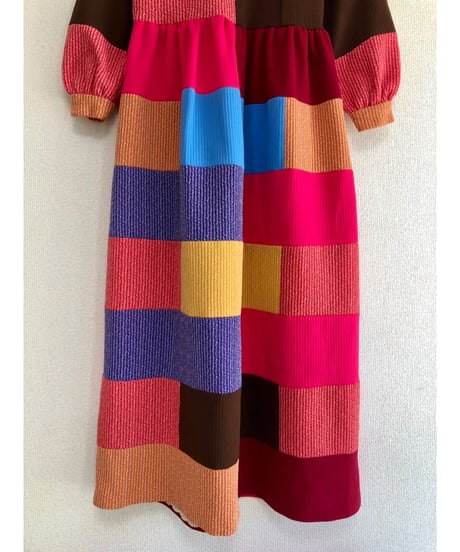 60's patchwork dress