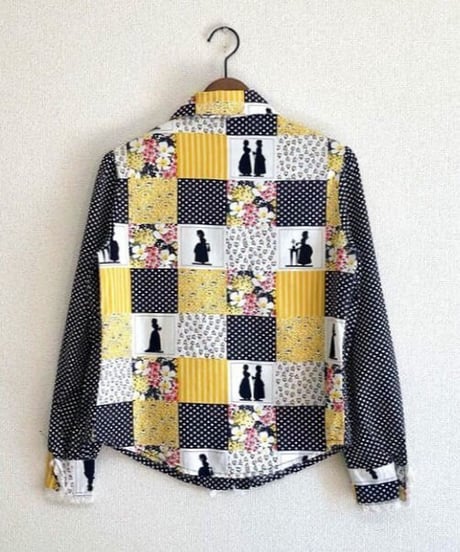70's patchwork print setup