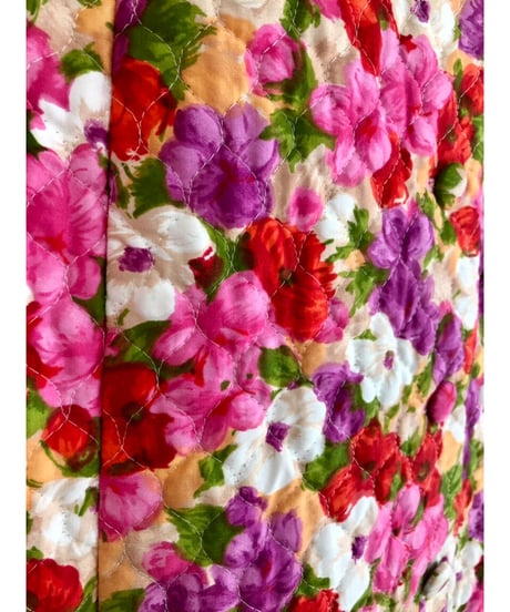 60-70's quilting flower skirt